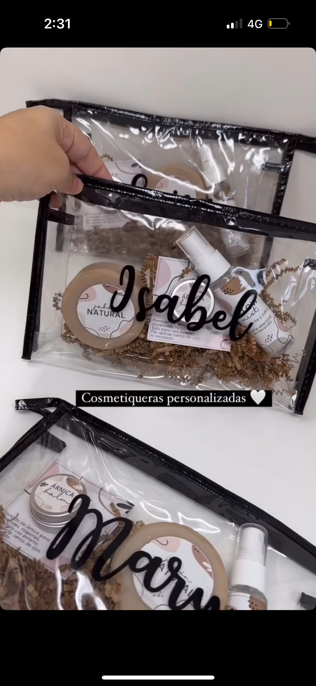 5 cosmetiqueras personalizadas