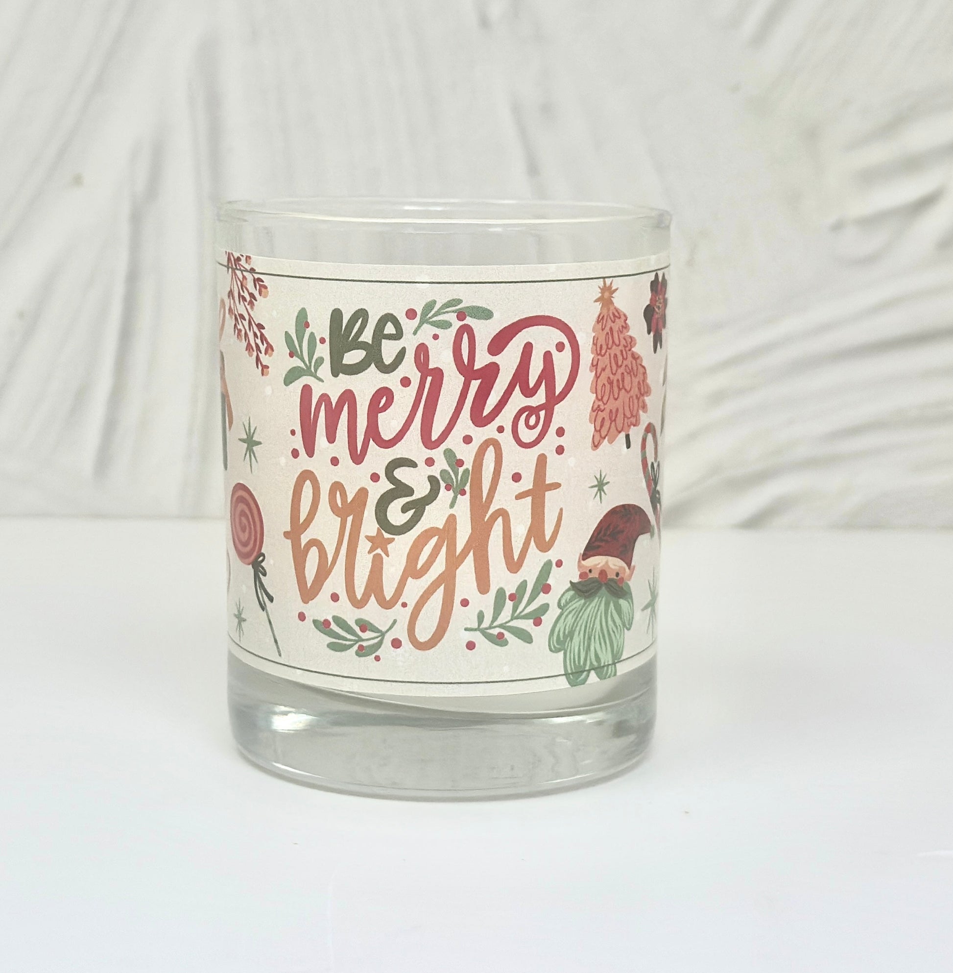 Vela navideña en cajita