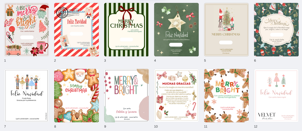 20 bálsamos navideños