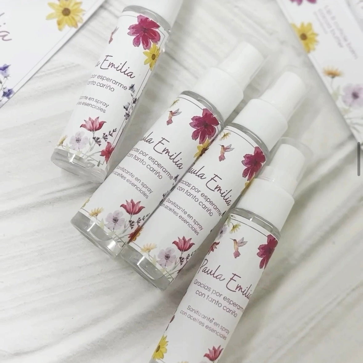 Sanitizante en spray con aceites esenciales