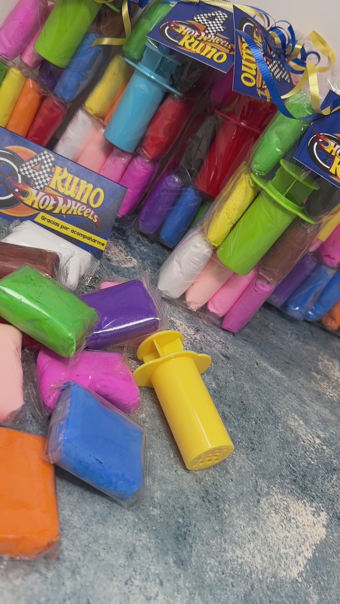 20 bolsitas de foamy moldeable
