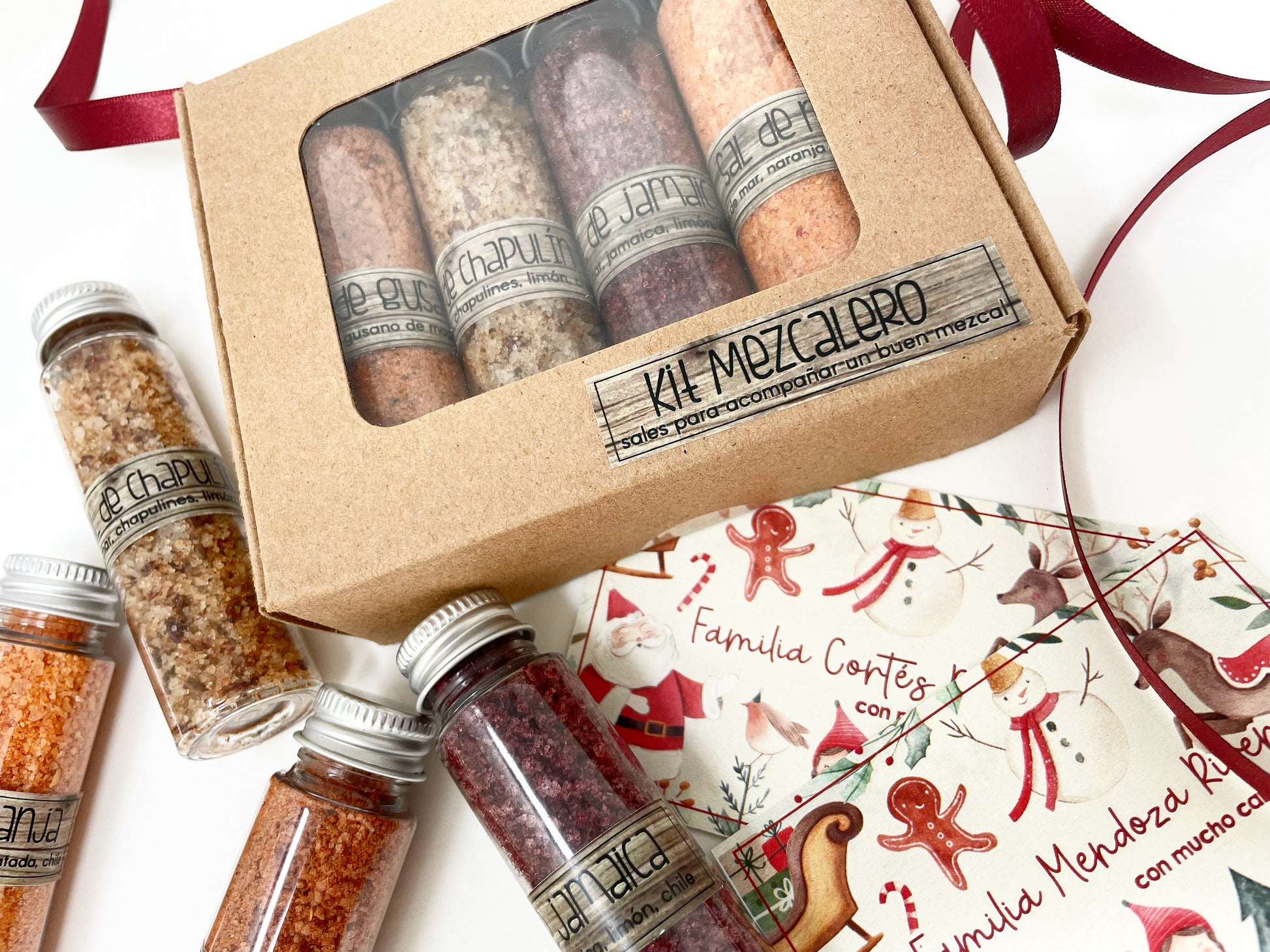 10 cajitas sales mezcaleras