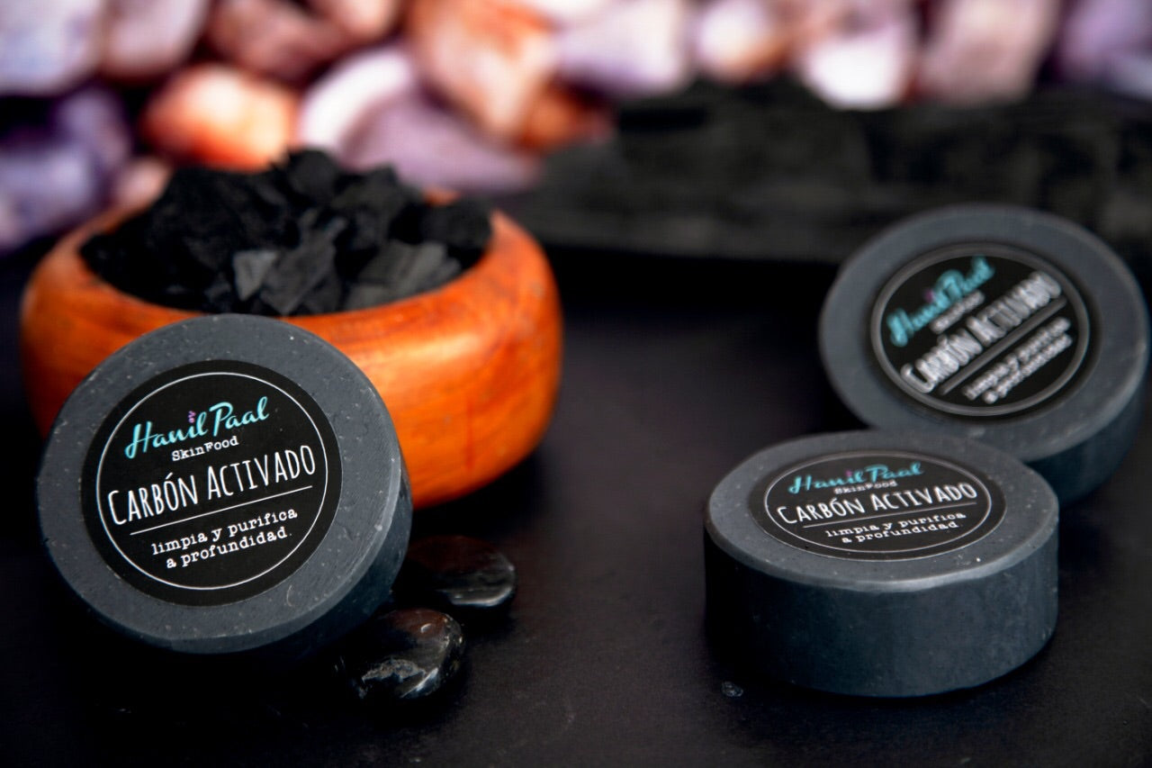 Jabón de carbón activado 100g