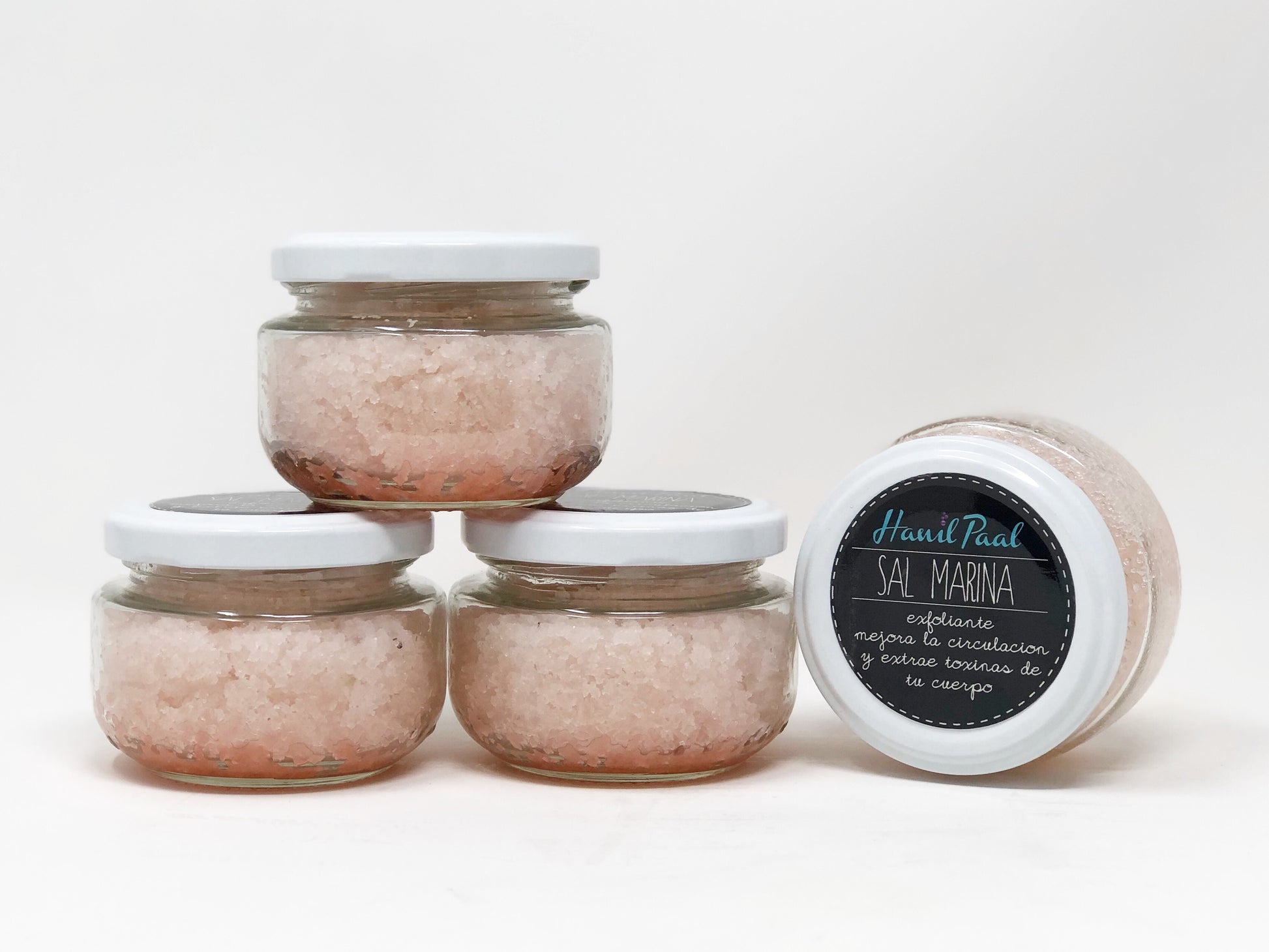 Exfoliante de sal de mar