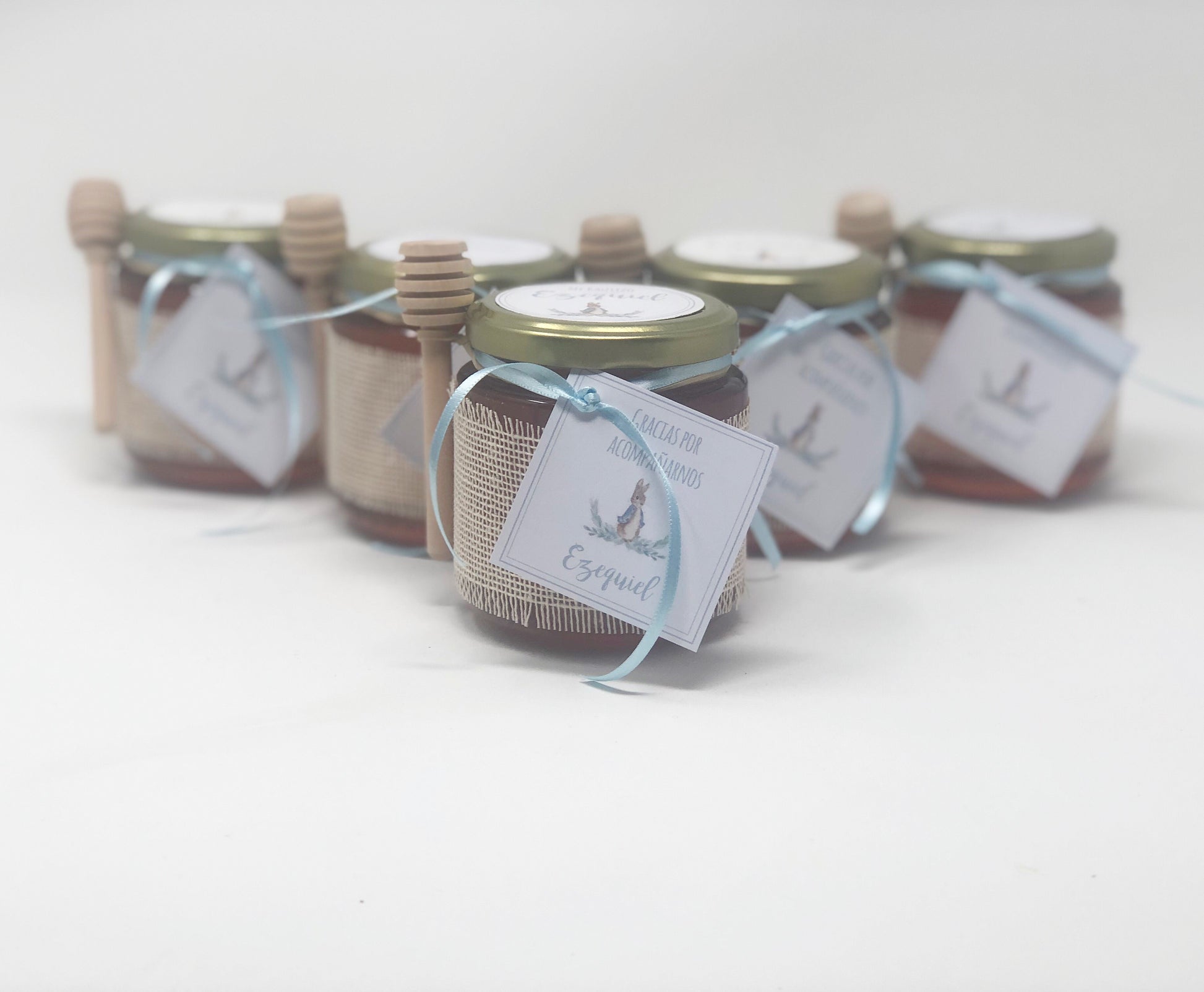 12 tarros de Miel de abeja 100% natural
