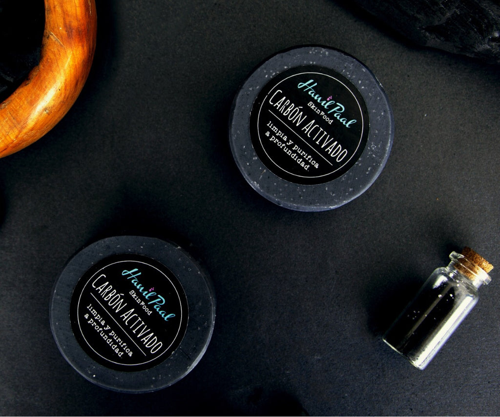 Jabón de carbón activado 100g
