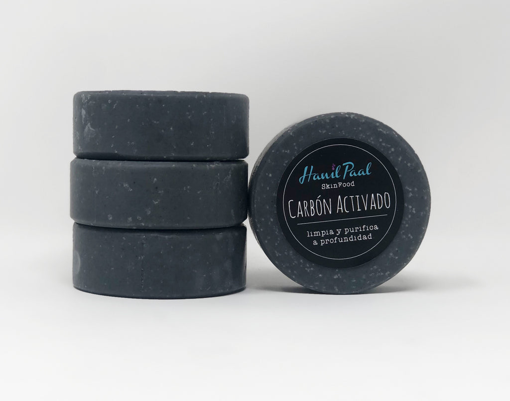 Jabón de carbón activado 100g
